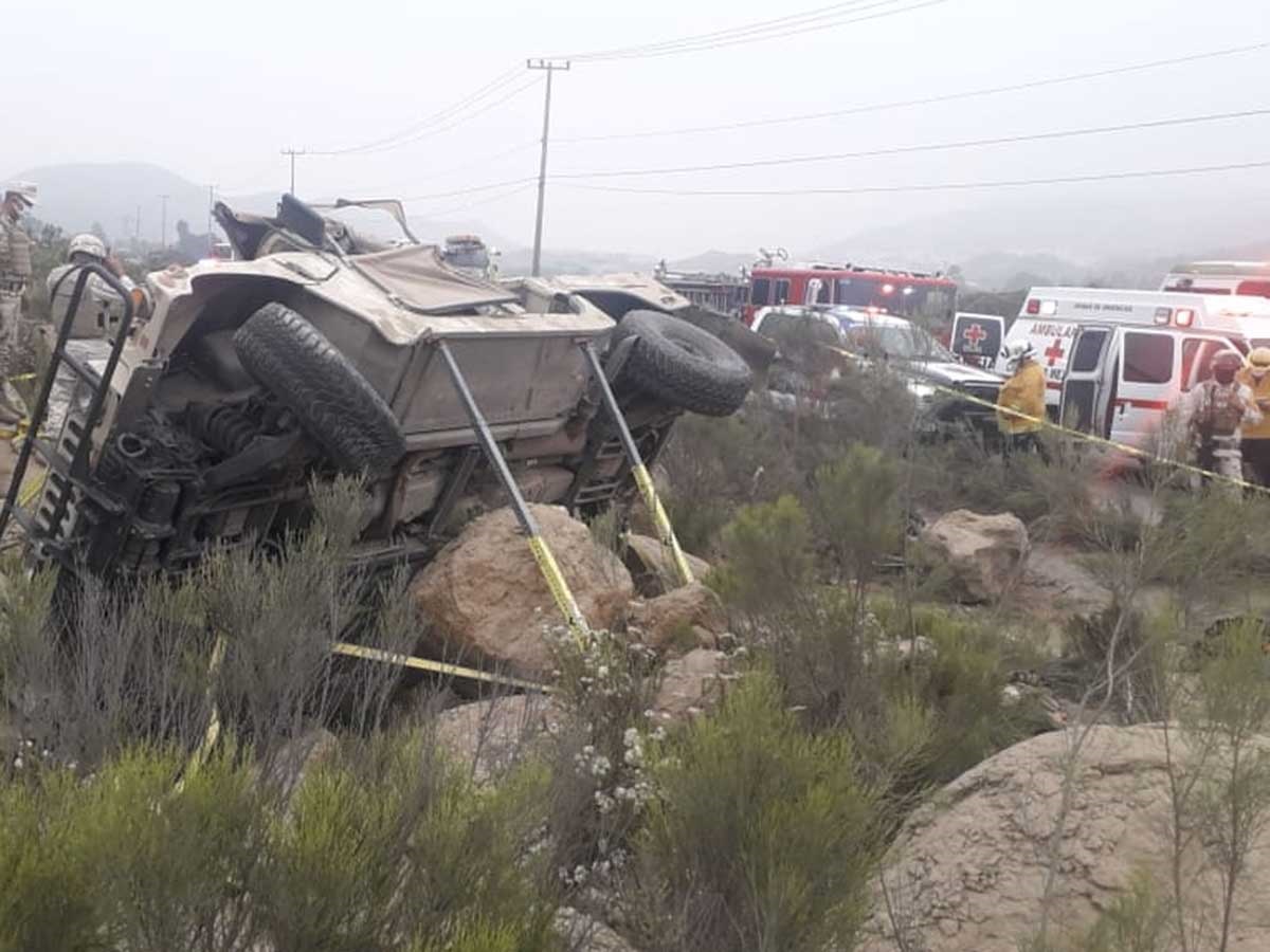 Mueren Seis Militares De La SEDENA En Accidente En Tijuana