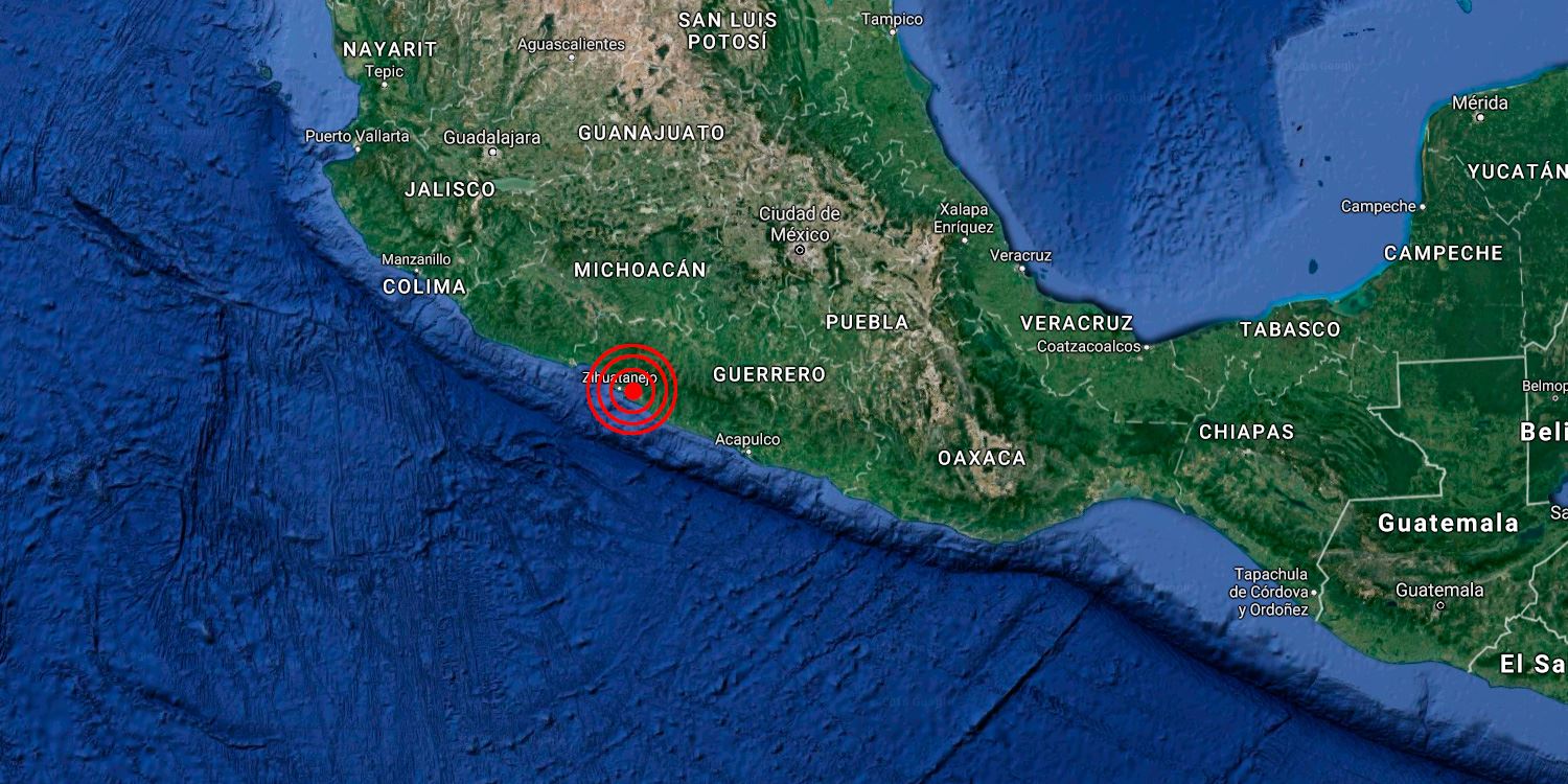 Tiembla en Guerrero; ocurre sismo de 4.9 grados