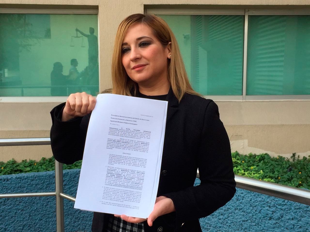 Regidora interpone denuncia penal contra exalcaldesa de Monterrey