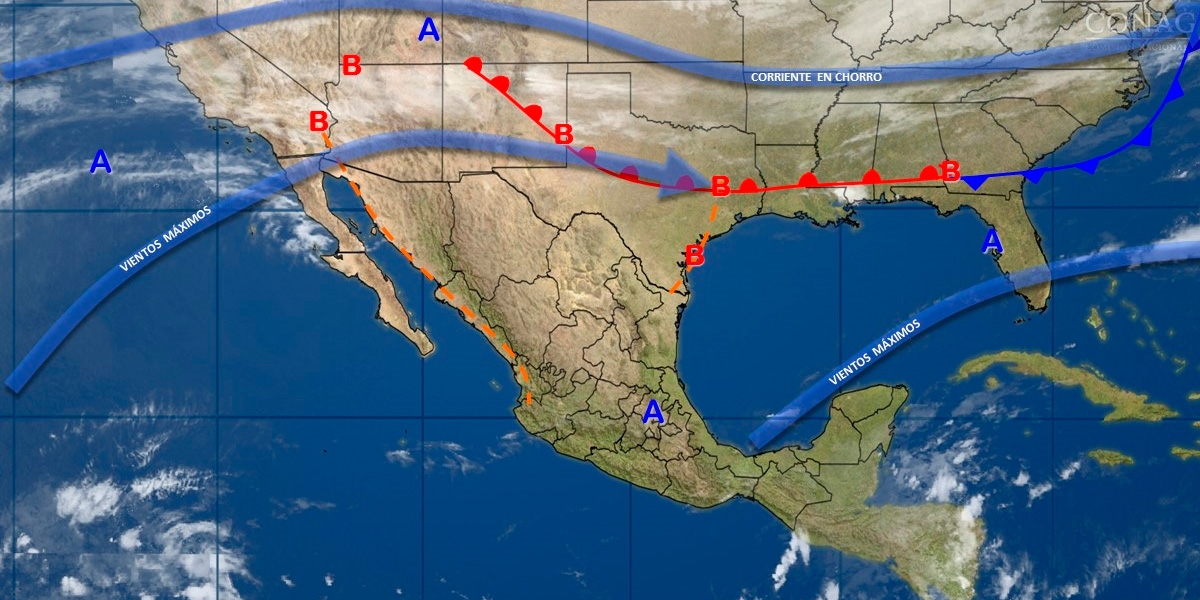 Prevalecen las bajas temperaturas al oriente, norte y centro de México