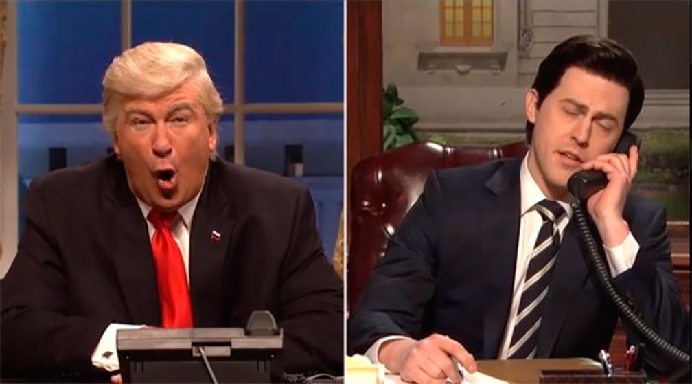 Se burlan de llamadas de Trump en TV