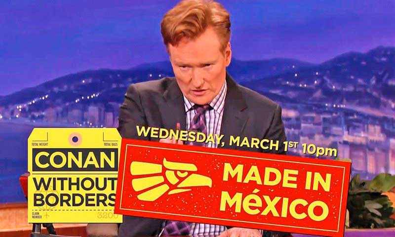 Diego Luna y Vicente Fox, invitados al programa que Conan O’Brien grabará en México
