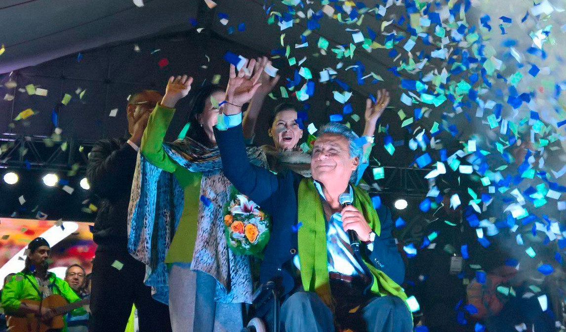 Declaran ganador a Moreno en Ecuador; oposición impugnará votaciones
