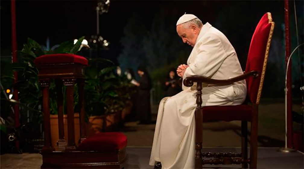 El Papa tilda de vergüenza la destrucción en el mundo