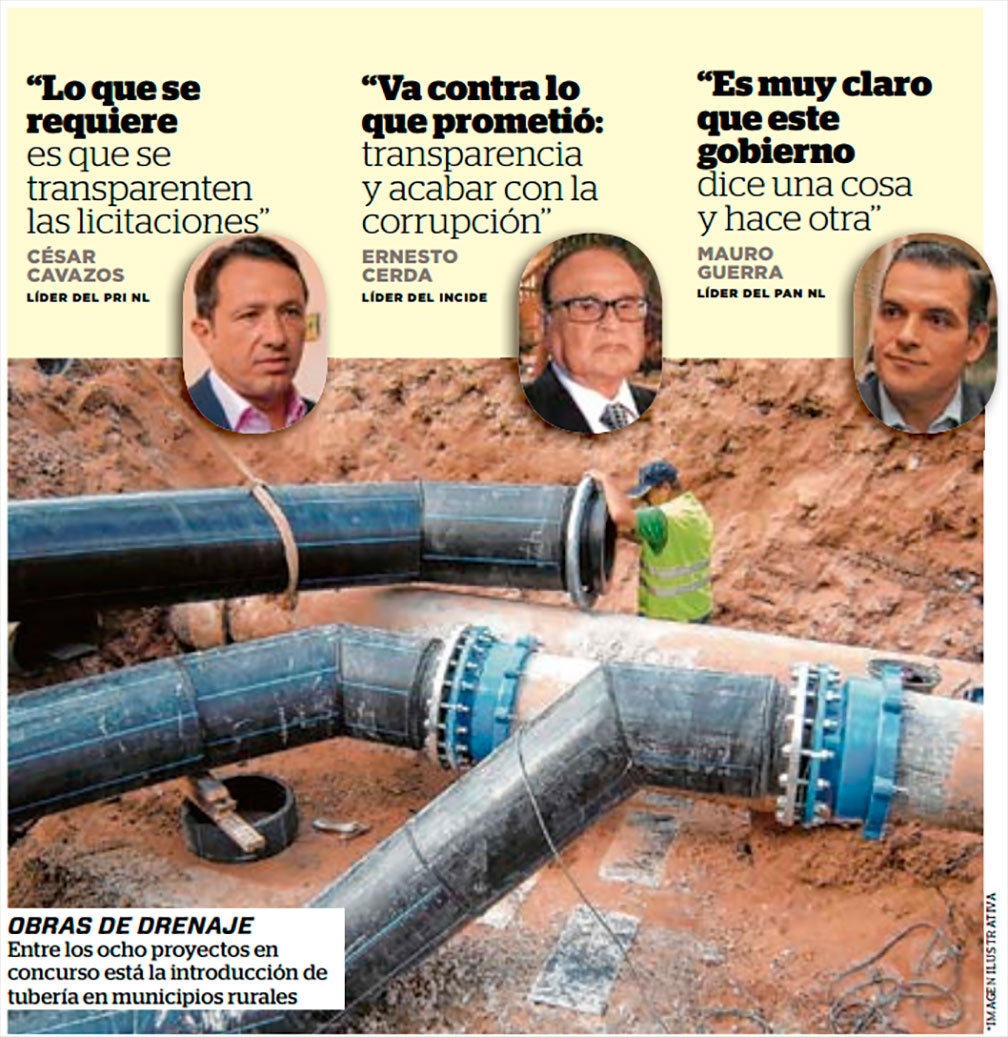 Critican licitaciones oscuras en NL