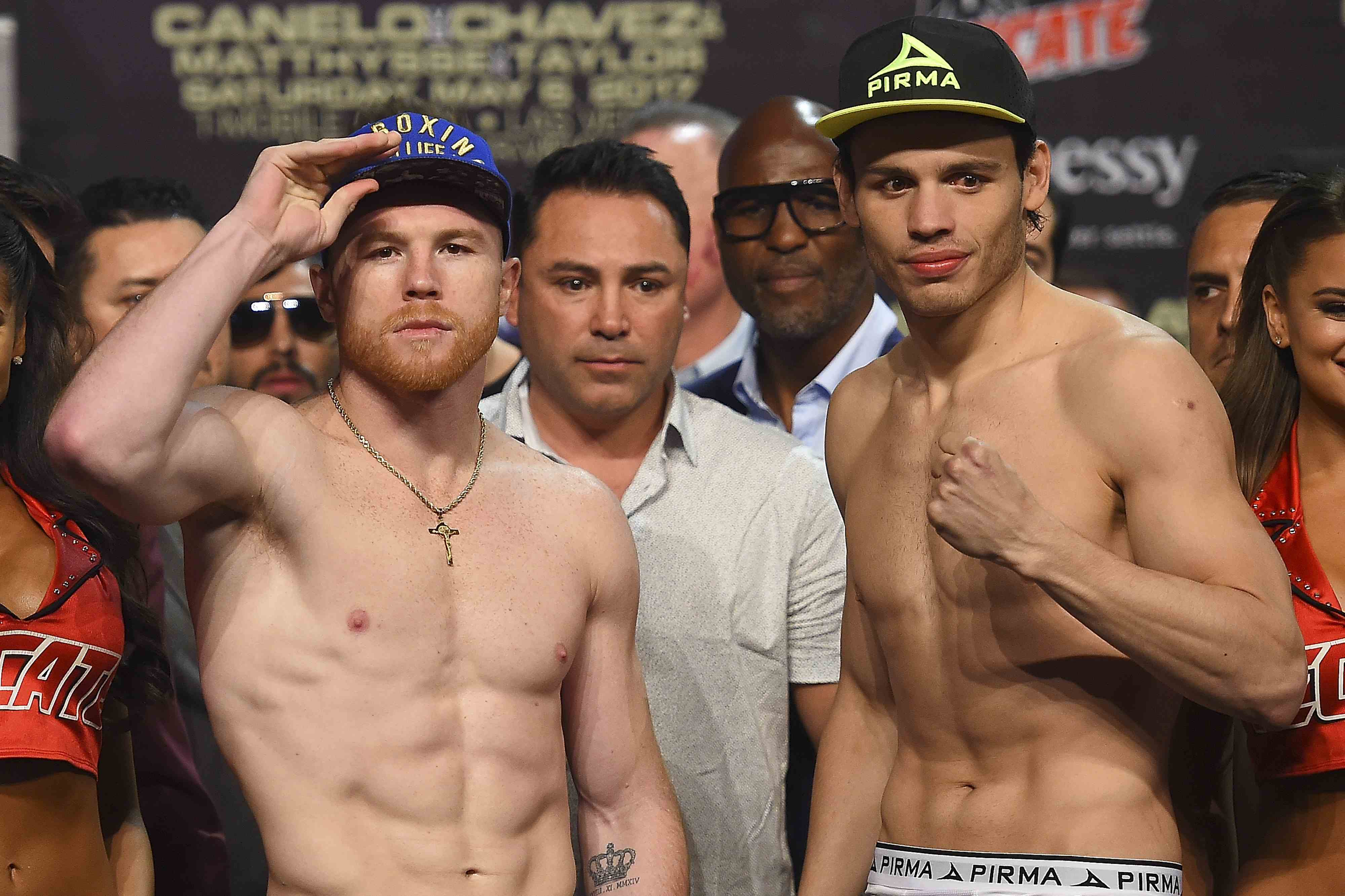 Todo listo para la batalla entre Canelo y JC Chávez Jr