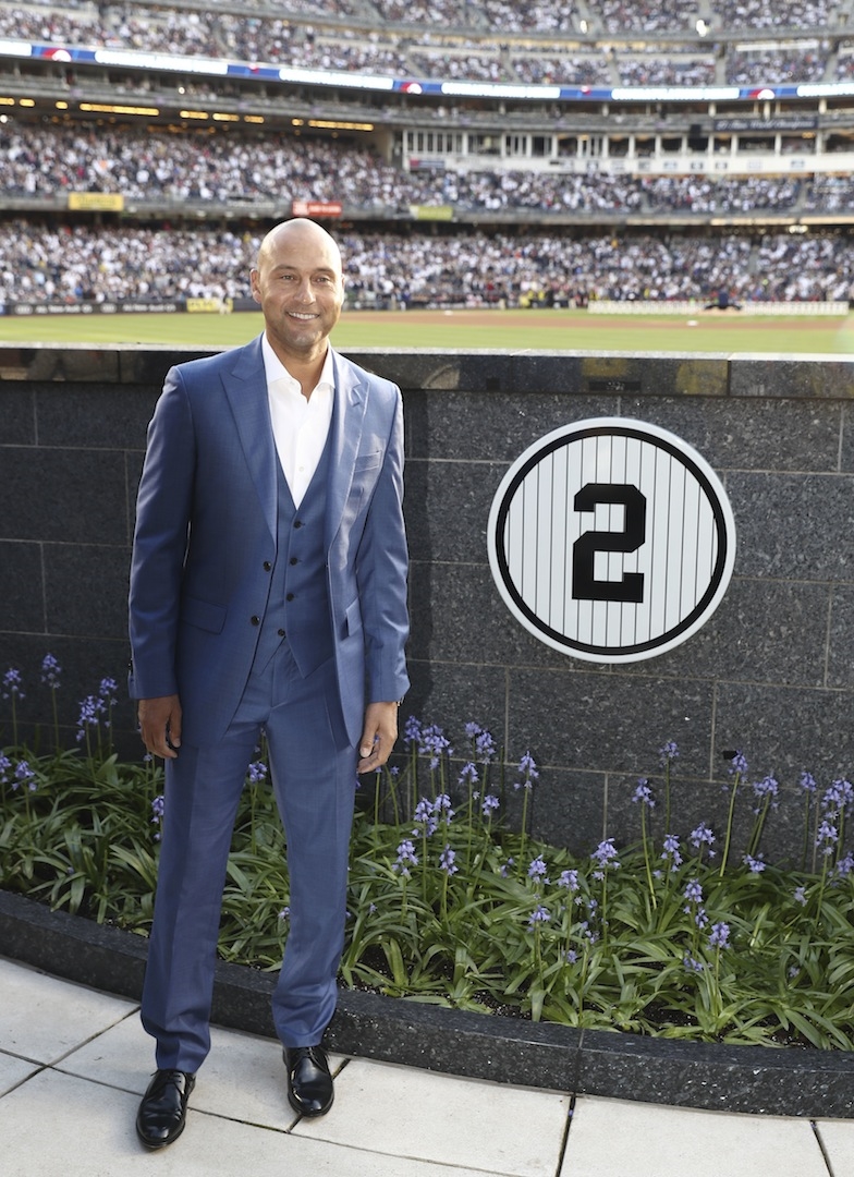 Yanquis retira el número de Derek Jeter y devela placa
