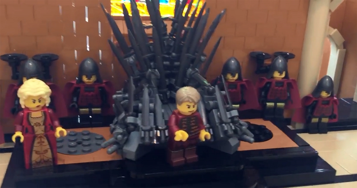 Joven recrea escenario de Game Of Thrones con Lego, tarda 18 meses