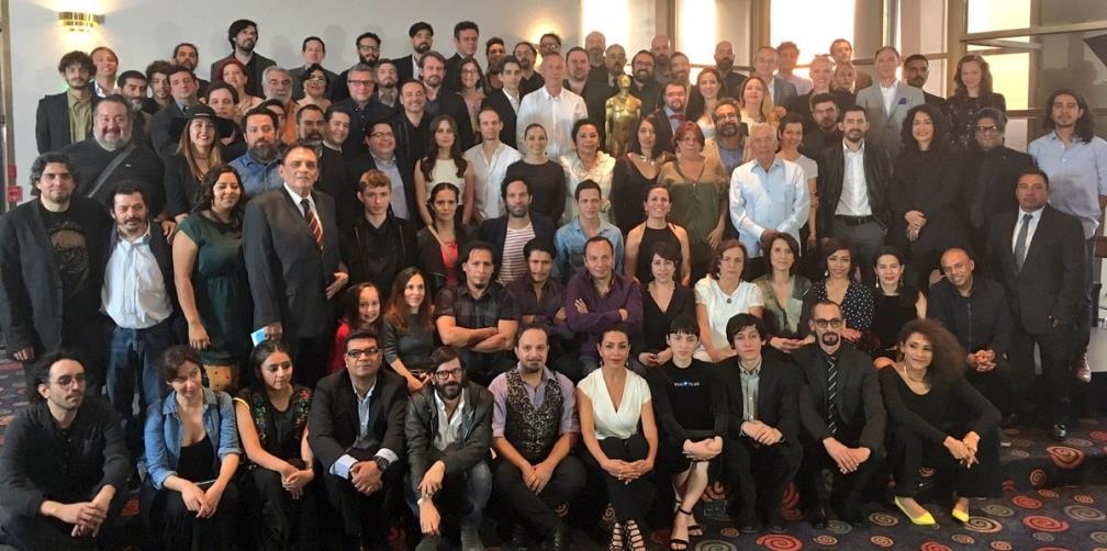 Nominados al Ariel 2017 posan para la foto oficial