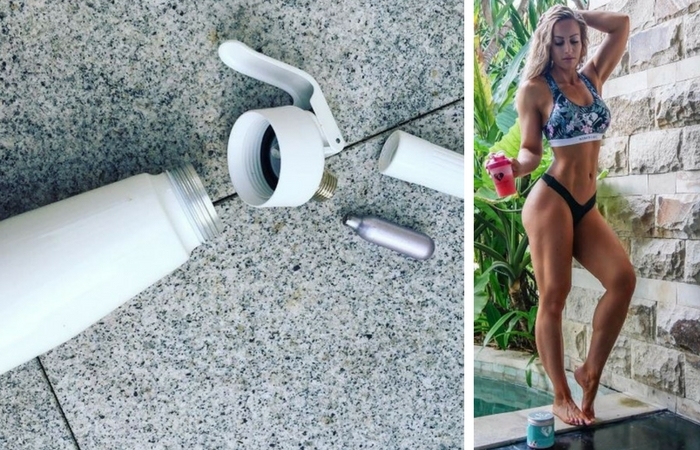 Bloguera fitness muere al explotar lata de crema batida