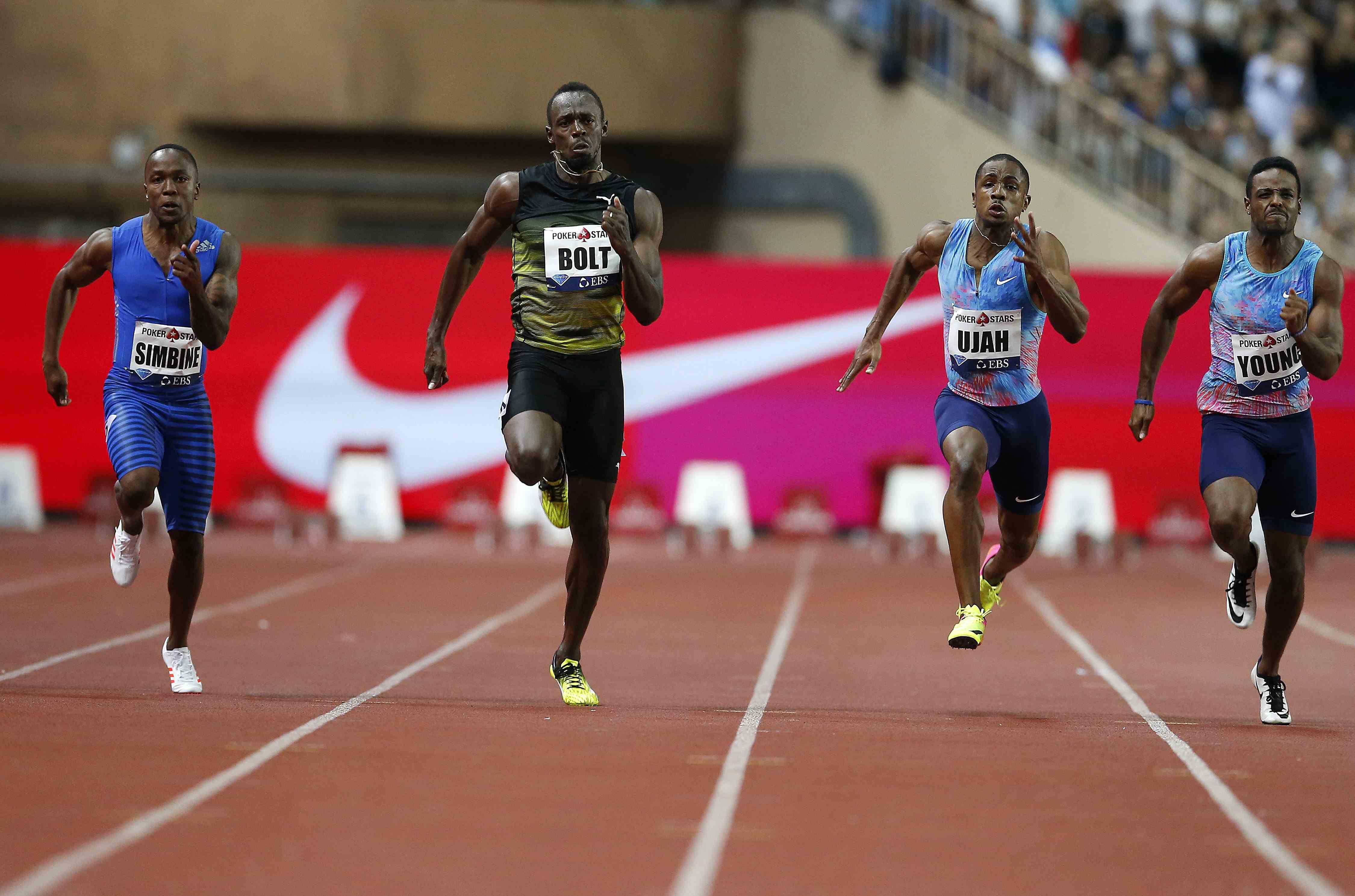 Bolt gana los 100 en su última carrera de la Liga Diamante