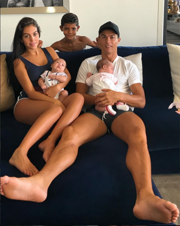 Georgina y Cristiano disfrutan etapa como padres