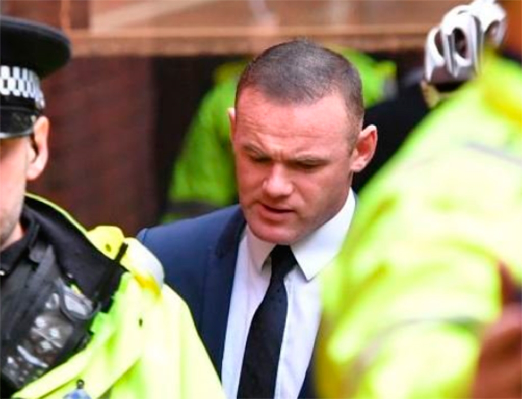 Wayne Rooney se declara culpable de conducir bajo efectos del alcohol