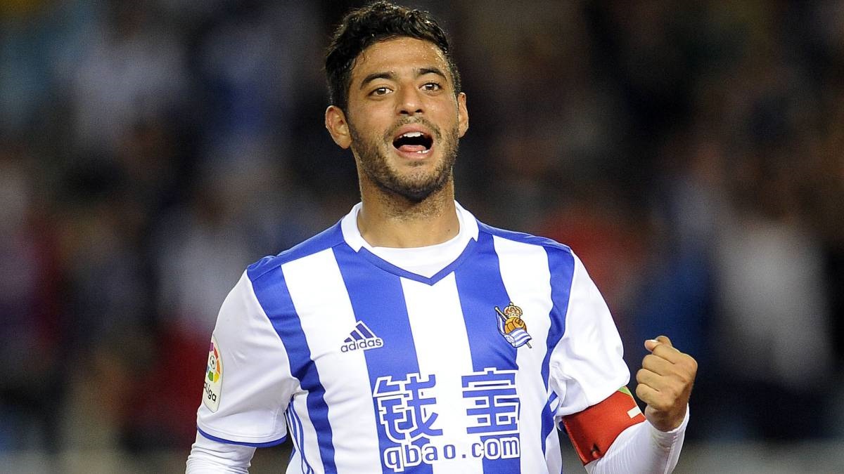 Carlos Vela queda fuera del partido de Real Sociedad en la Europa League