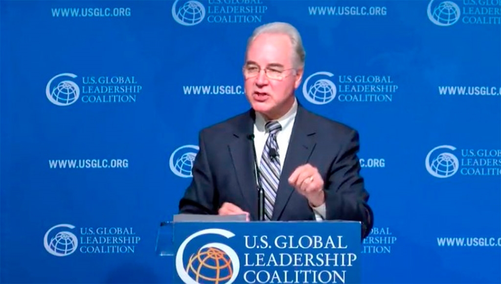 Tom Price secretario de Salud de EUA pagará sus polémicos vuelos privados