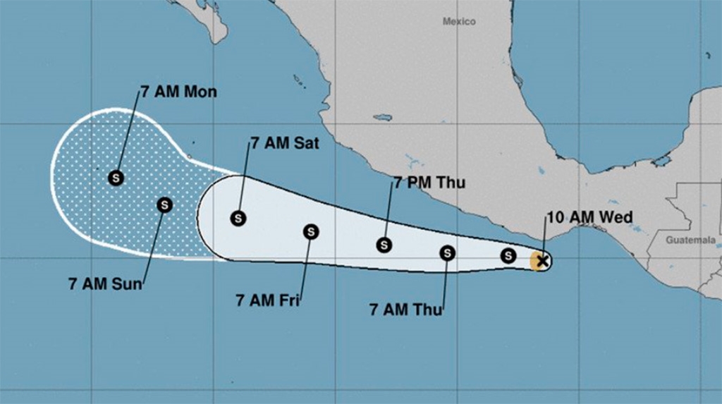 Vigilan costas de Oaxaca y Guerrero por tormenta tropical Ramón