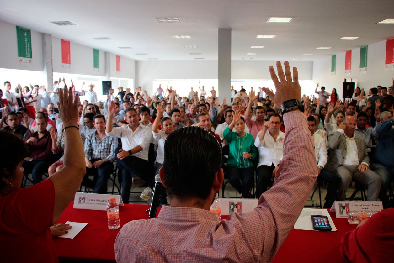 Ratifican consejos estatales métodos de elección interna del PRI