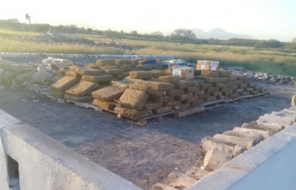 Incineran droga en Séptima Zona Militar