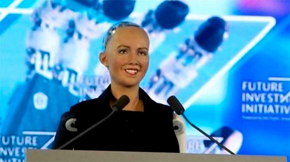 Sophia, el primer robot en recibir la ciudadanía de Arabia Saudita