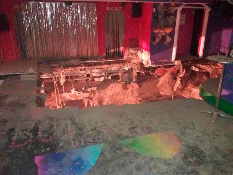 Al menos 22 heridos al hundirse el piso de una discoteca