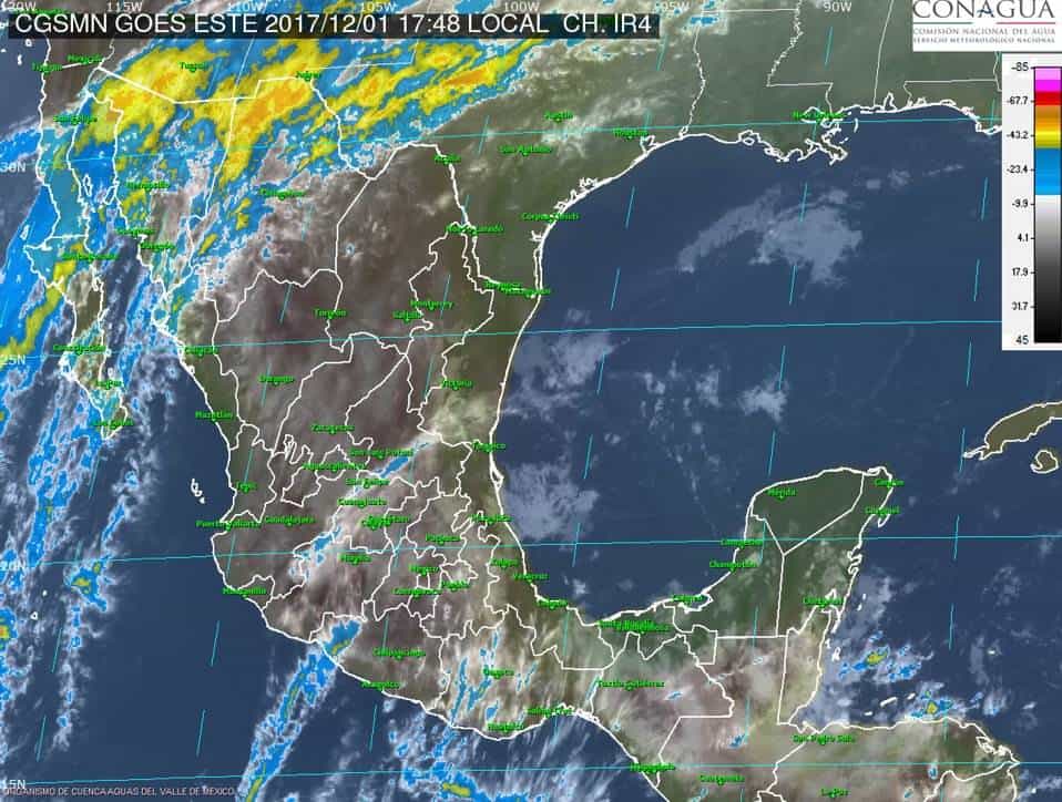 Prevalecen bajas temperaturas en el país