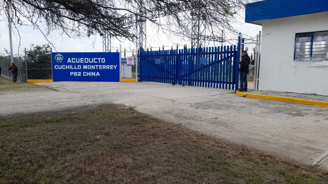 Arriban Samuel García y AMLO a presa El Cuchillo
