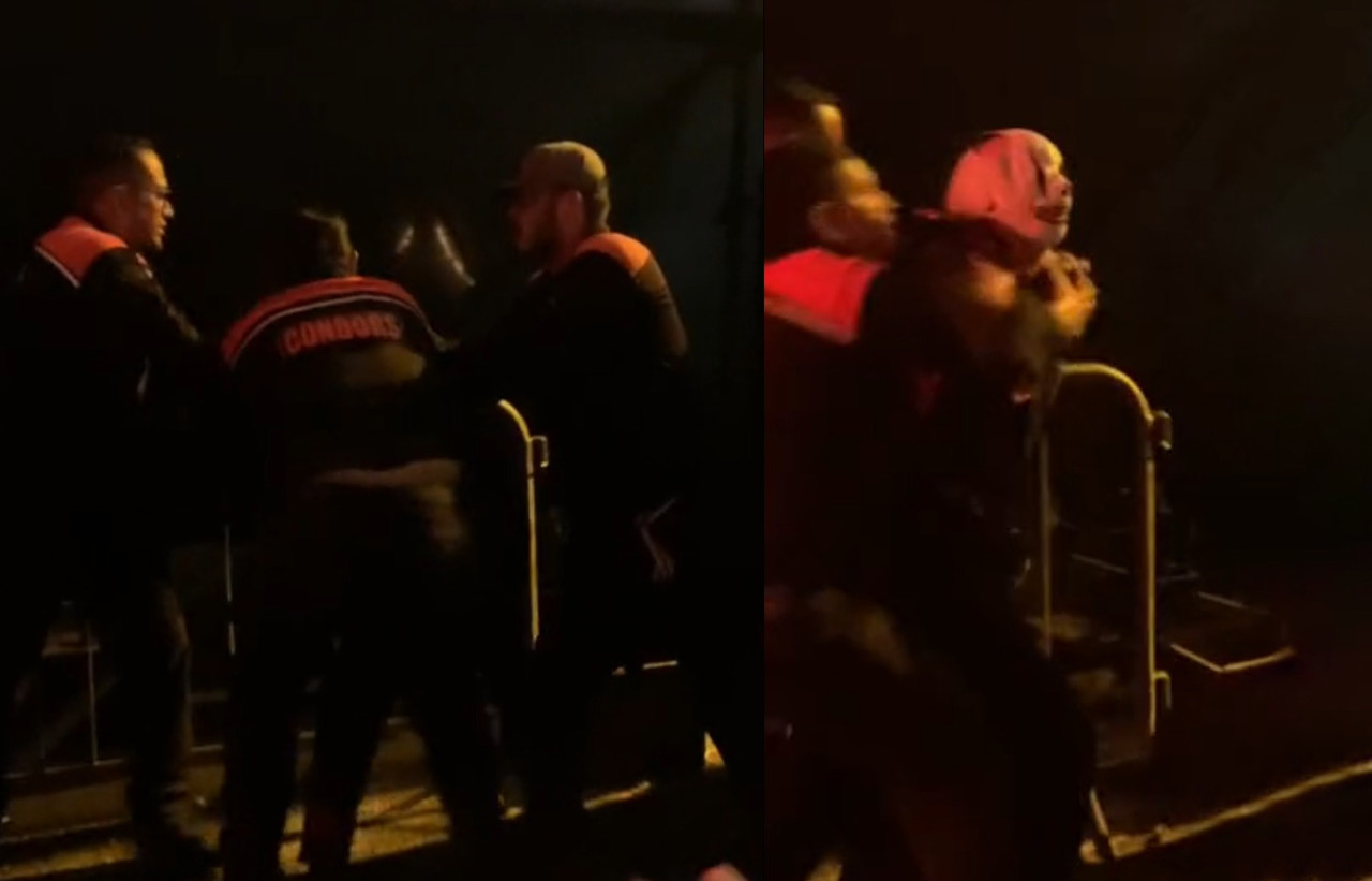 Seguridad somete a miembro de Slipknot; lo confunden con fan