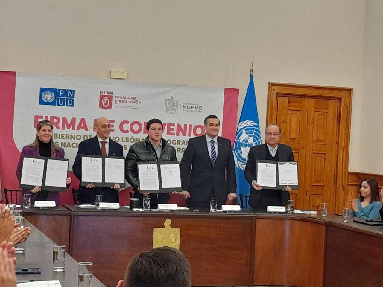 Firma Estado convenio con programa de las Naciones Unidas