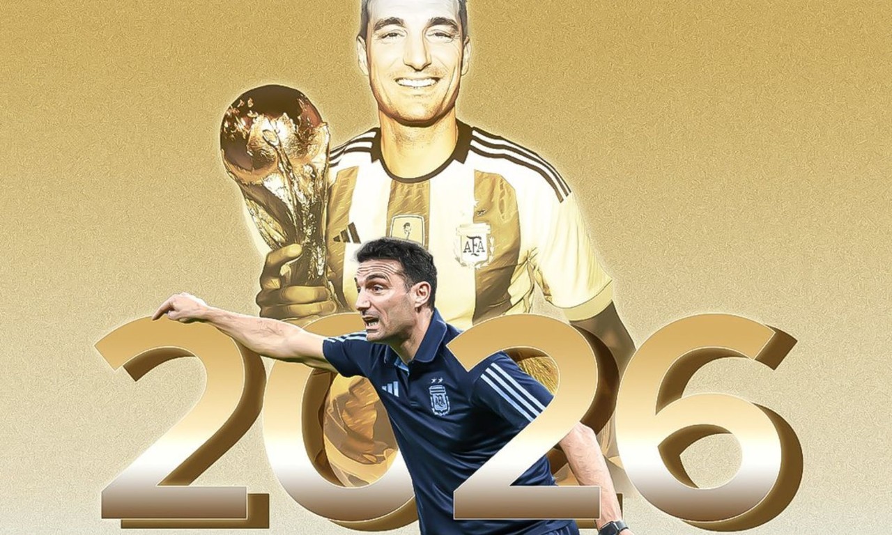 Argentina renueva con Scaloni hasta el Mundial 2026