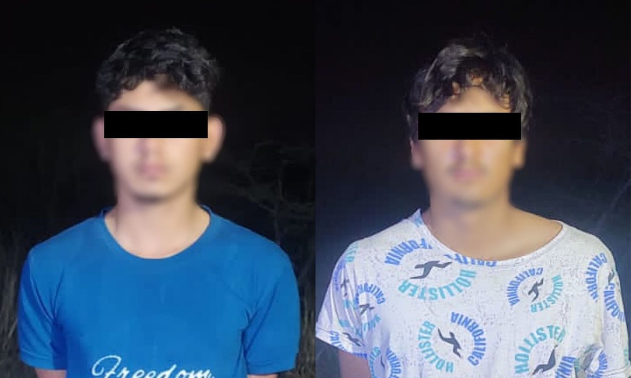 Detienen a dos menores de edad con armas y drogas