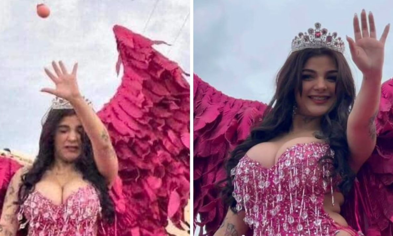 Video: Lanzan huevos a Karely Ruiz en Carnaval de Guaymas