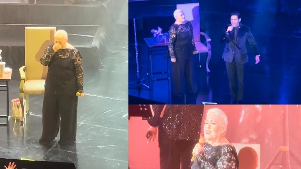Lupita D’Alessio se conmueve ante los aplausos del público