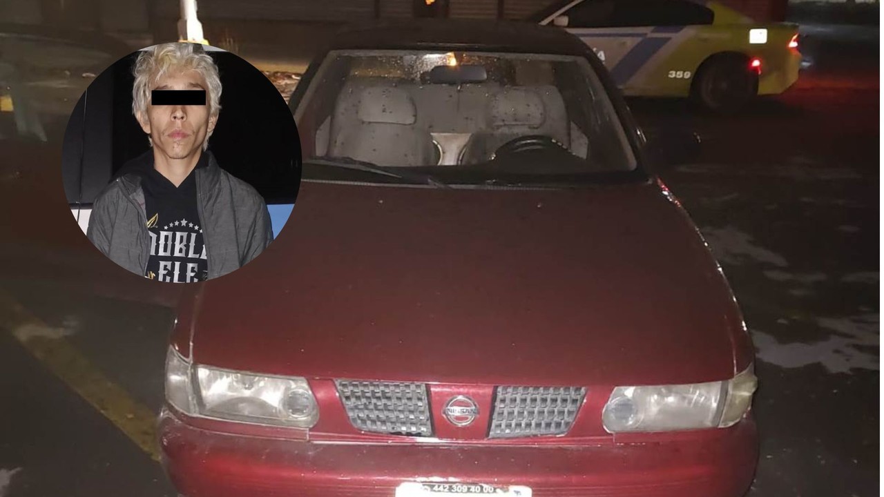 Capturan a presunto roba coches en calles de Monterrey