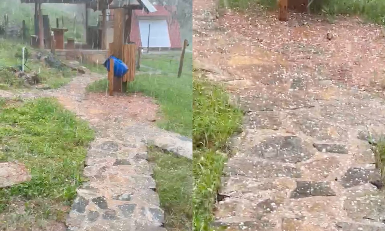 Reportan caída de granizo al sur de Nuevo León