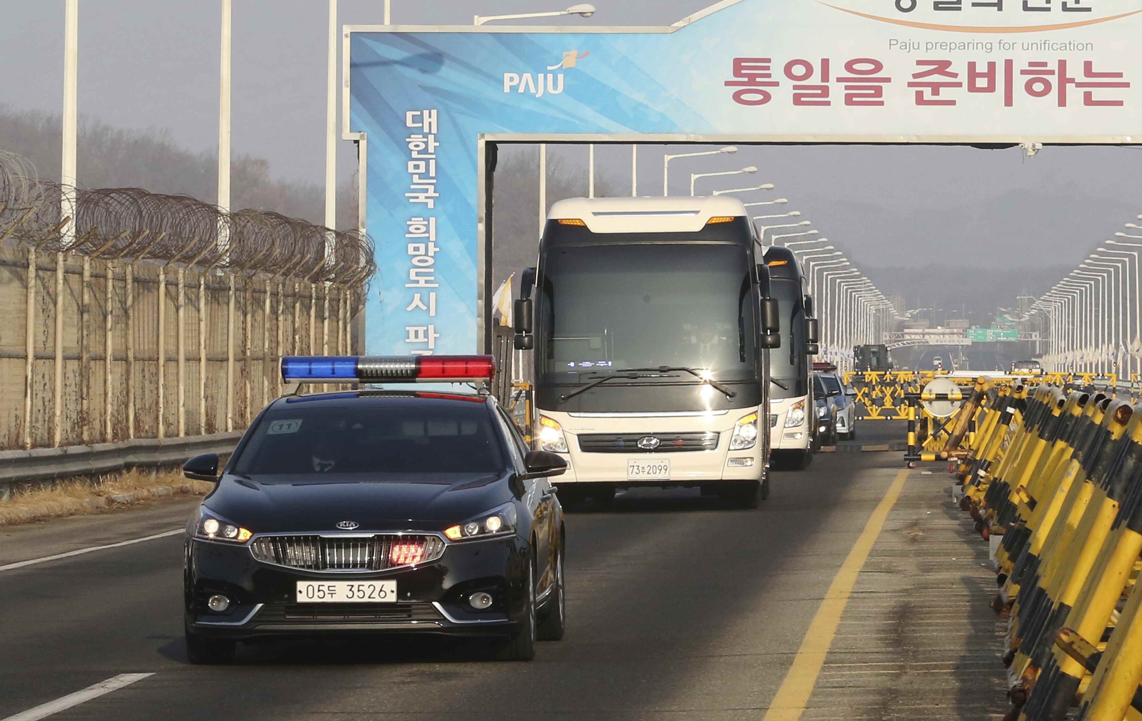 Llega misión norcoreana a Surcorea para inspeccionar sedes olímpicas