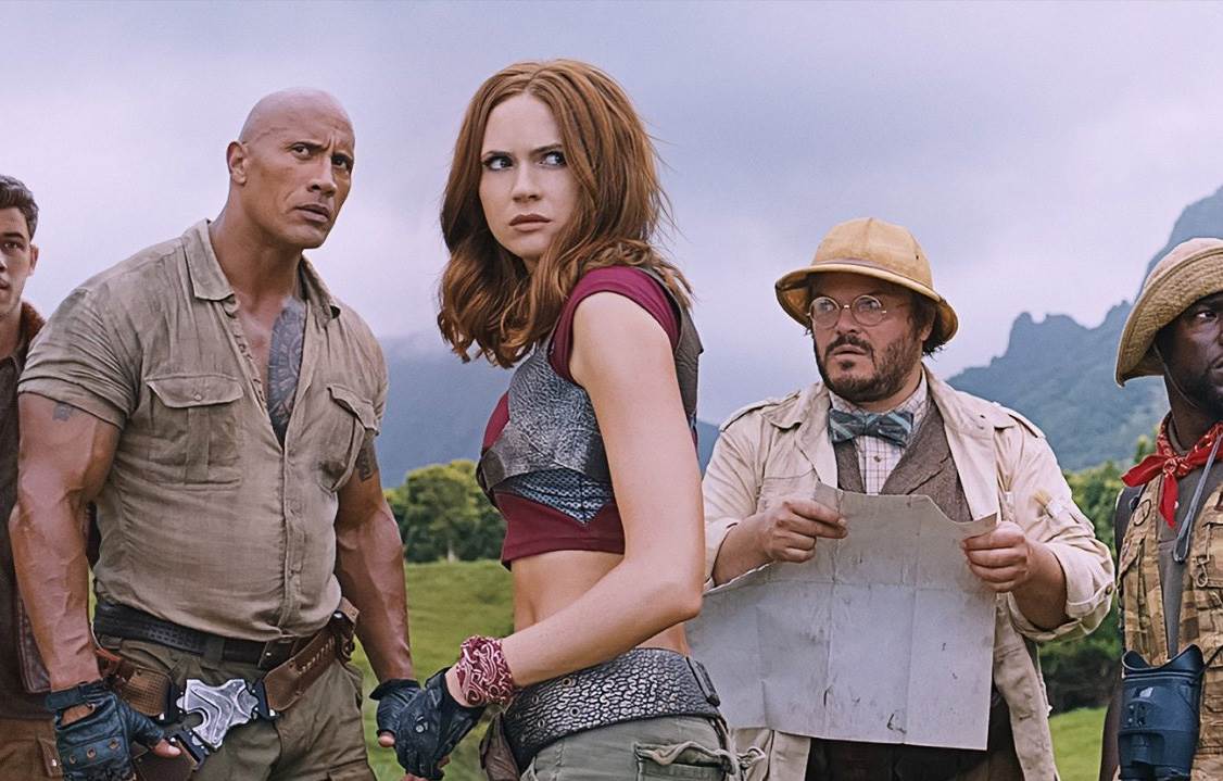 Jumanji es primer lugar en taquillas por tercera semana