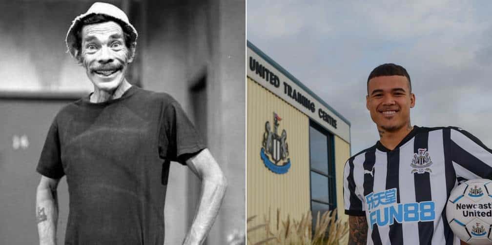 Newcastle presume a su nuevo refuerzo que porta un tatuaje de Don Ramón