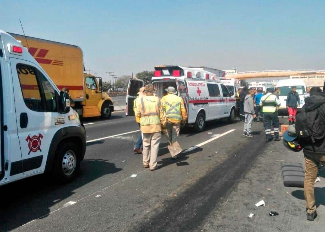 Accidente en la México-Puebla deja 3 muertos y 12 lesionados