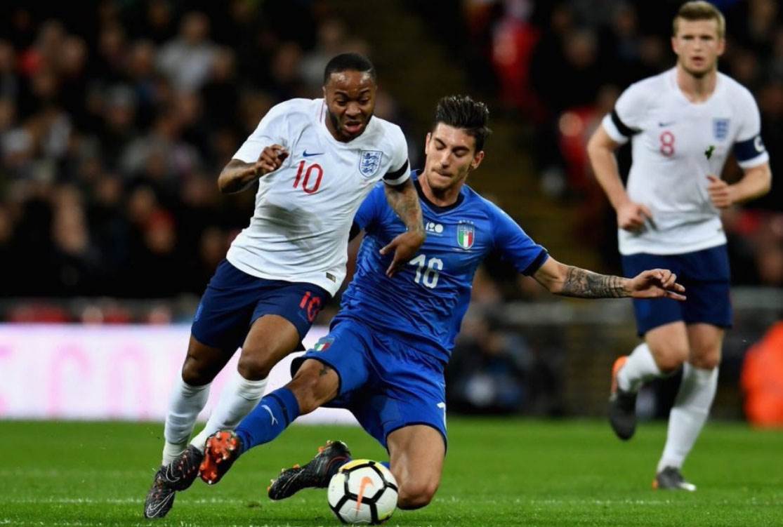 La selección de Inglaterra no pudo vencer a Italia