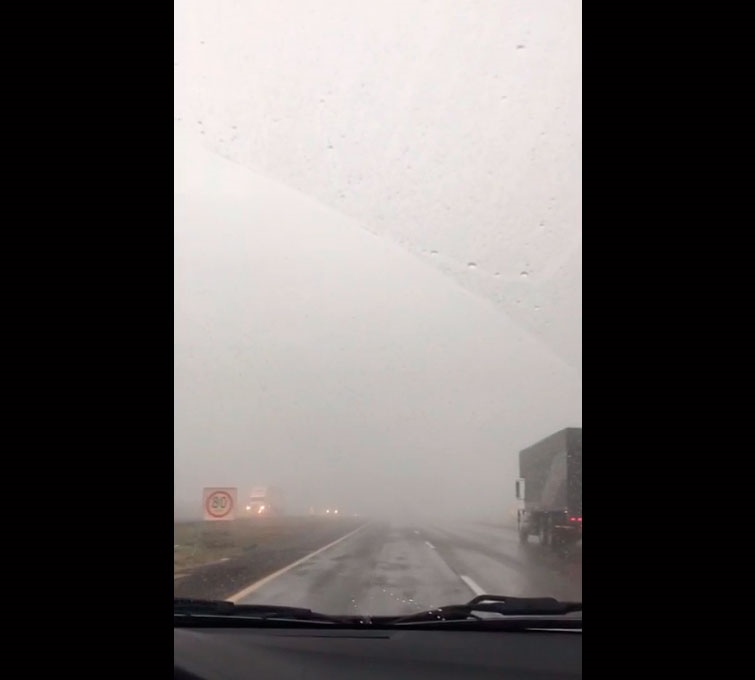 Reportan bancos de niebla en Carretera a Saltillo