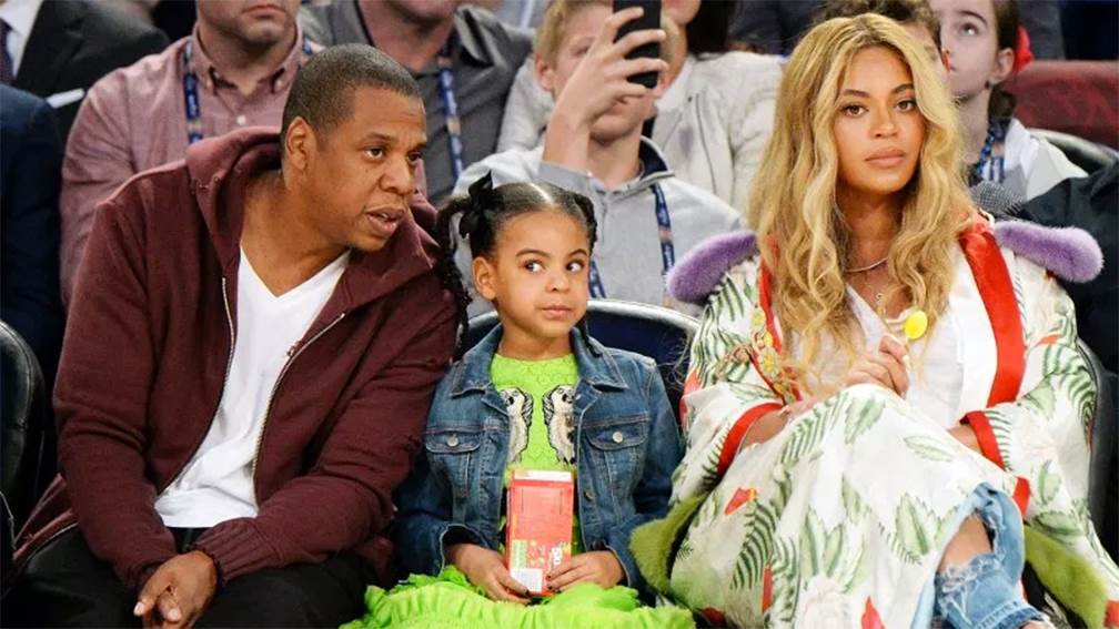 Blue Ivy reacciona al ver escena íntima de sus padres