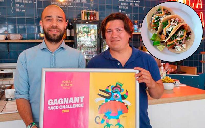 Ganan en París con tacos de salmón