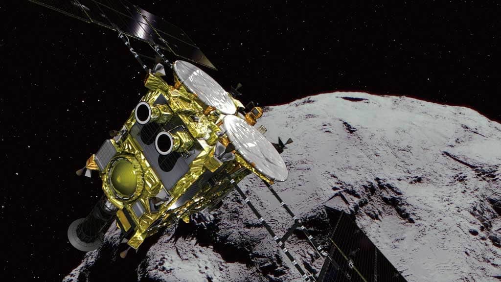 Sonda espacial japonesa llega a un asteroide para tomar muestras
