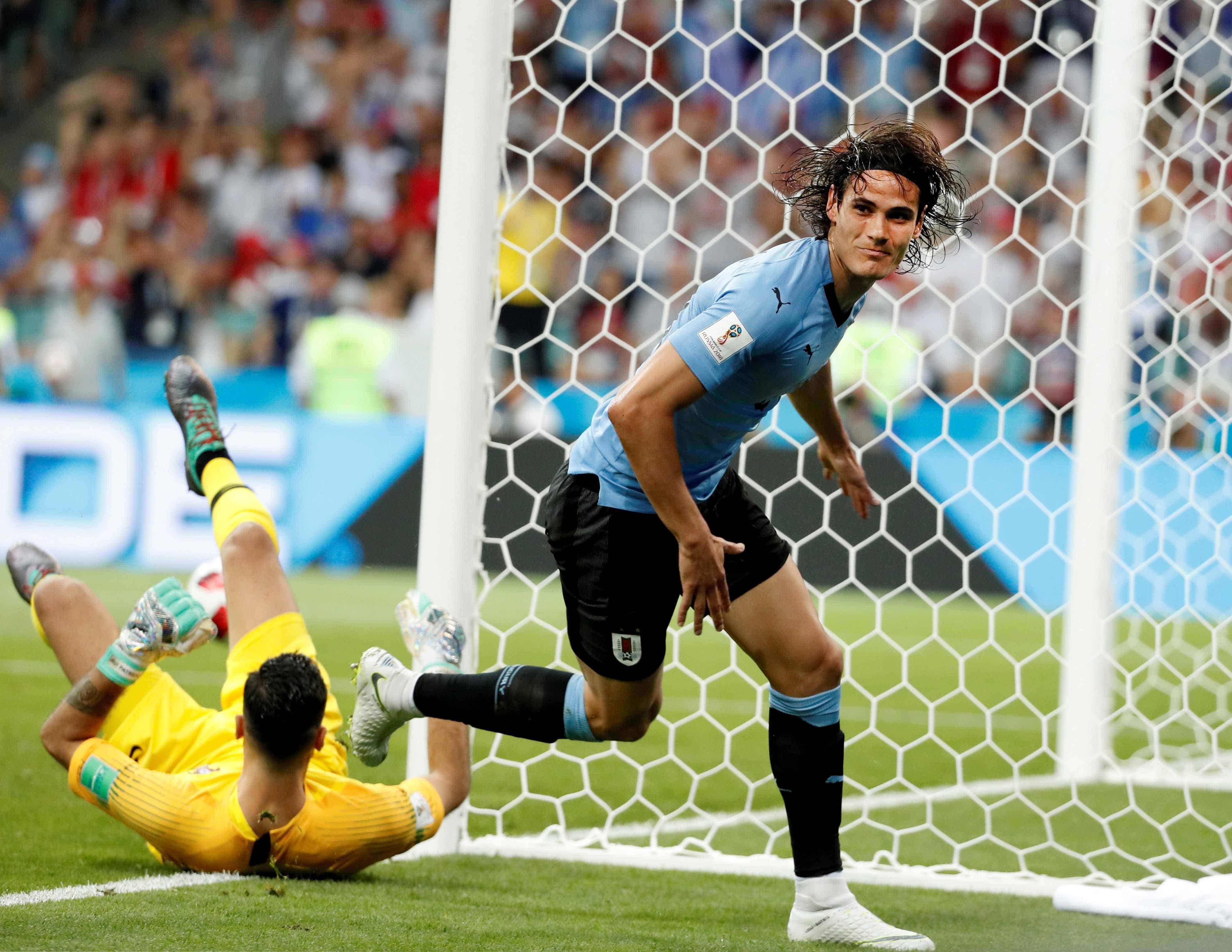 Uruguay vence 2-1 a Portugal y avanza a Cuartos de Final en Rusia 2018