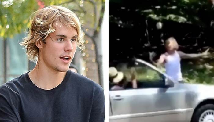 Captan a Justin Bieber dirigiendo el tráfico tras incidente