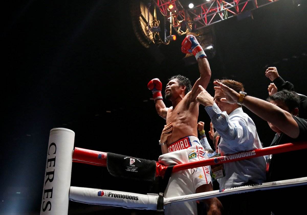 Pacquiao regresa con nocaut y es campeón mundial