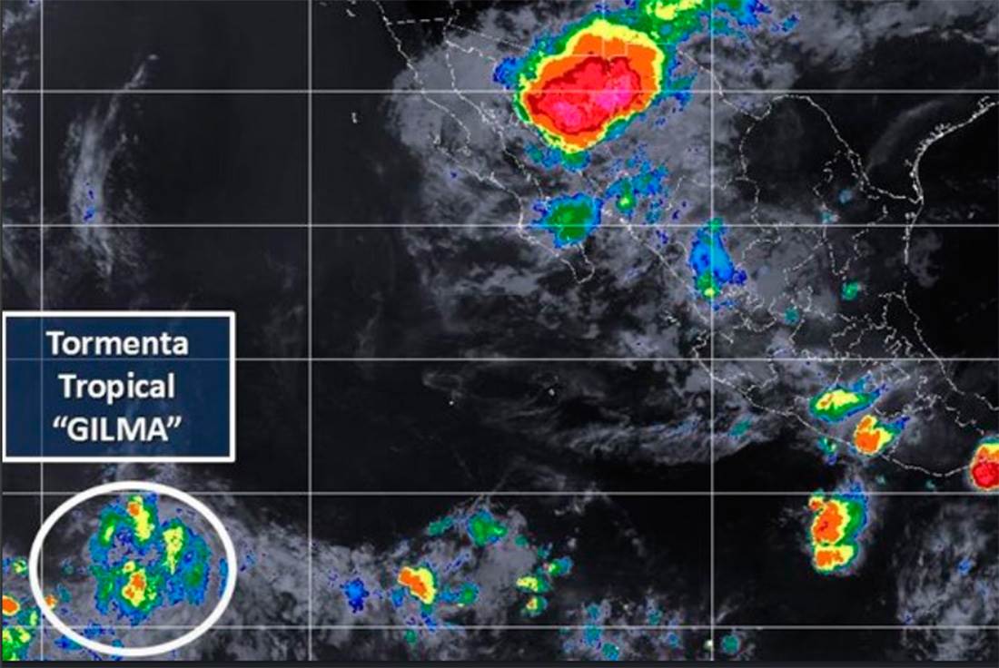 Se forma tormenta tropical Gilma en el Pacífico; no afecta a México