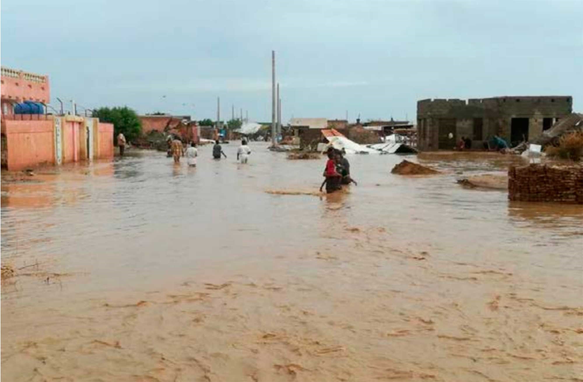 Ya son 23 muertos por las inundaciones en Sudán