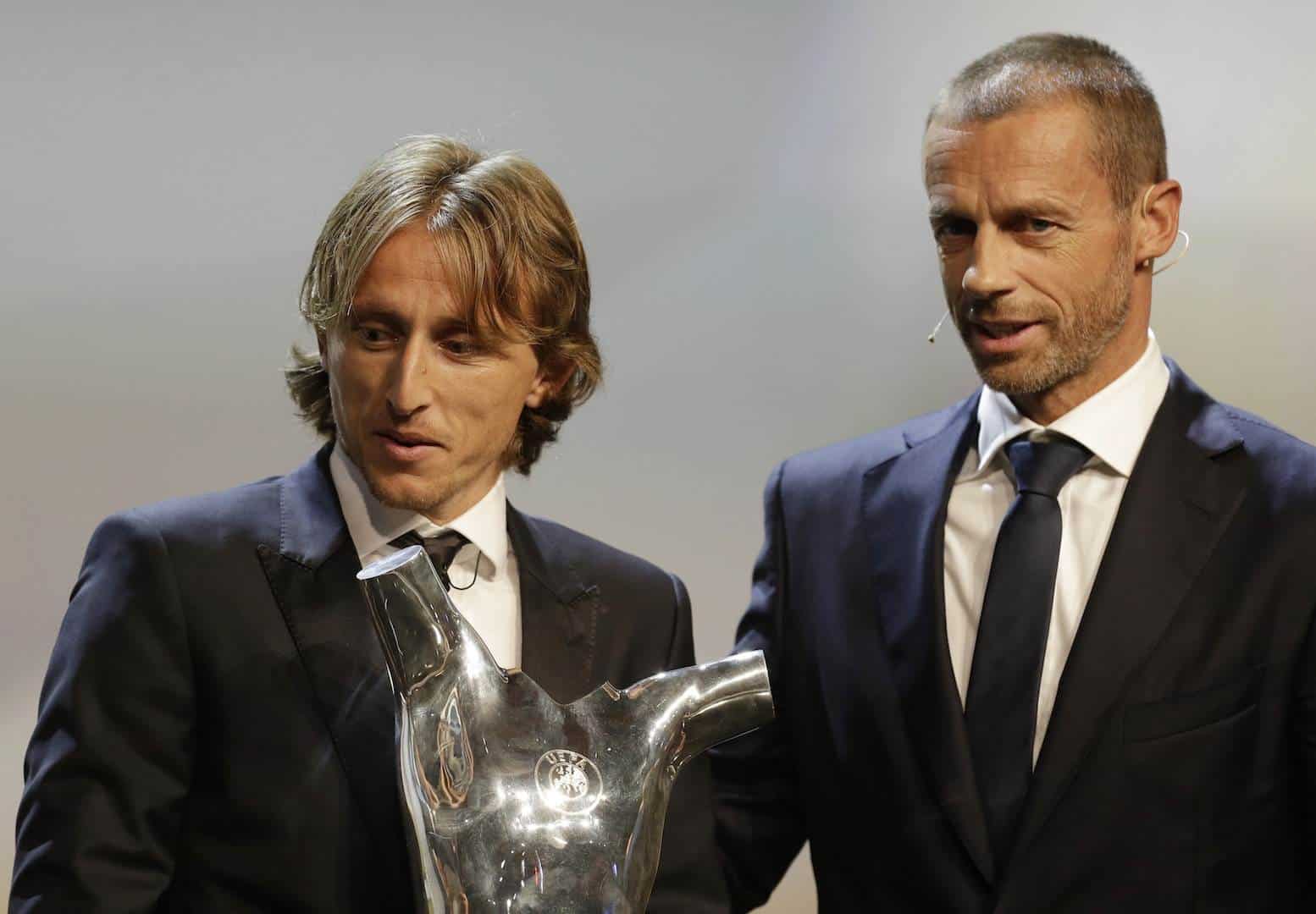 Modric gana premio al Mejor Jugador de Europa