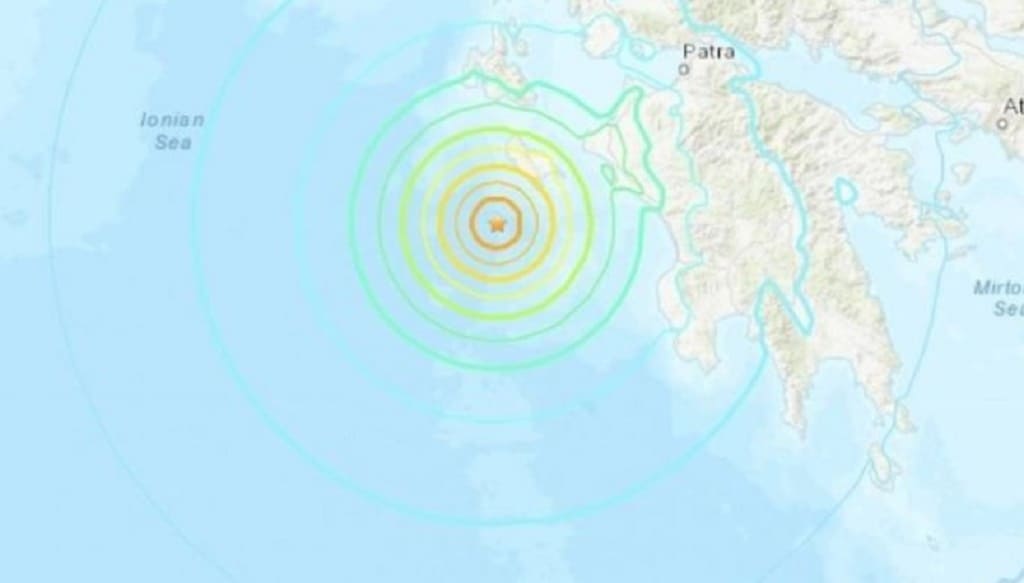 Tiembla Grecia con magnitud de 6.8